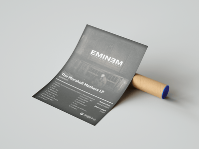 Eminem 'The Marshall Mathers LP' Album Poster - Posters, Prints & Wall Art | HYPE Posters