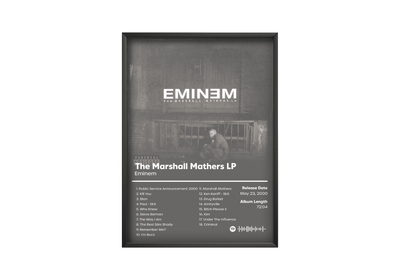 Eminem 'The Marshall Mathers LP' Album Poster - Posters, Prints & Wall Art | HYPE Posters