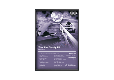 Eminem 'The Slim Shady LP' Album Poster - Posters, Prints & Wall Art | HYPE Posters