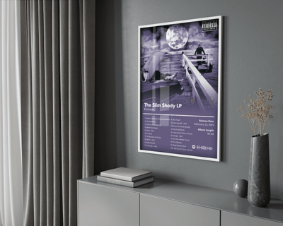 Eminem 'The Slim Shady LP' Album Poster - Posters, Prints & Wall Art | HYPE Posters