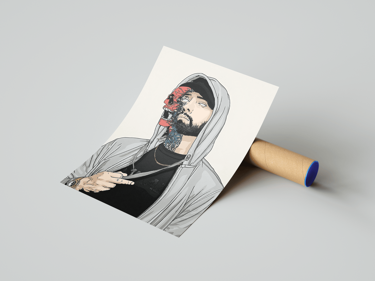 Eminem X Kamikaze Poster - Posters, Prints & Wall Art | HYPE Posters