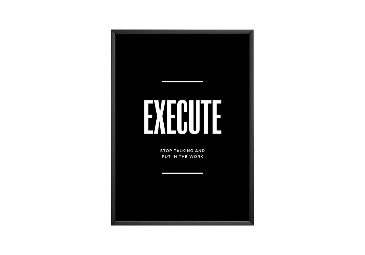 Execute Poster - Posters, Prints & Wall Art | HYPE Posters