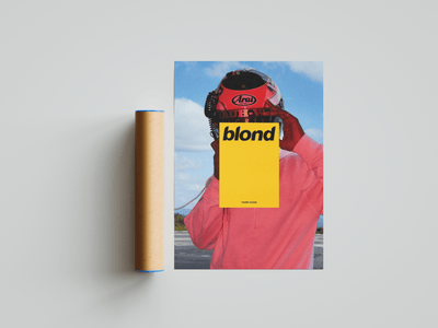Frank Ocean 'Blond' Aesthetic Poster - Posters, Prints & Wall Art | HYPE Posters