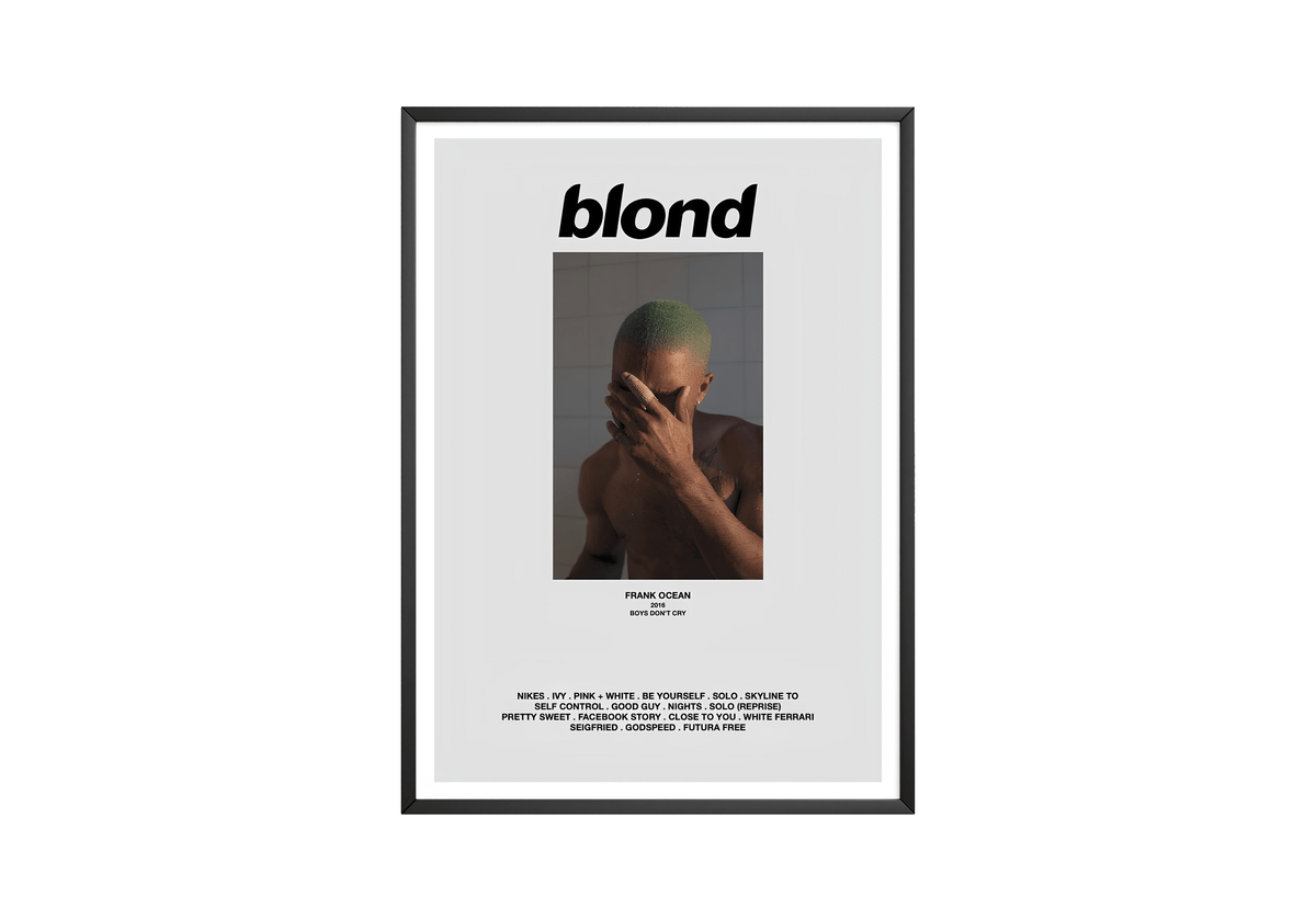 Frank Ocean 'Blond' Classic Poster - Posters, Prints & Wall Art | HYPE Posters