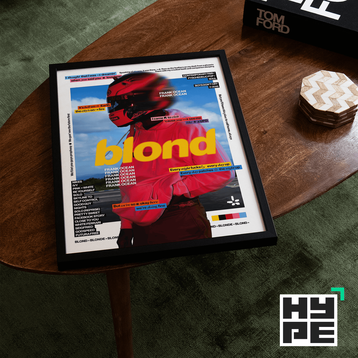 Frank Ocean Blond Poster - Posters, Prints & Wall Art | HYPE Posters