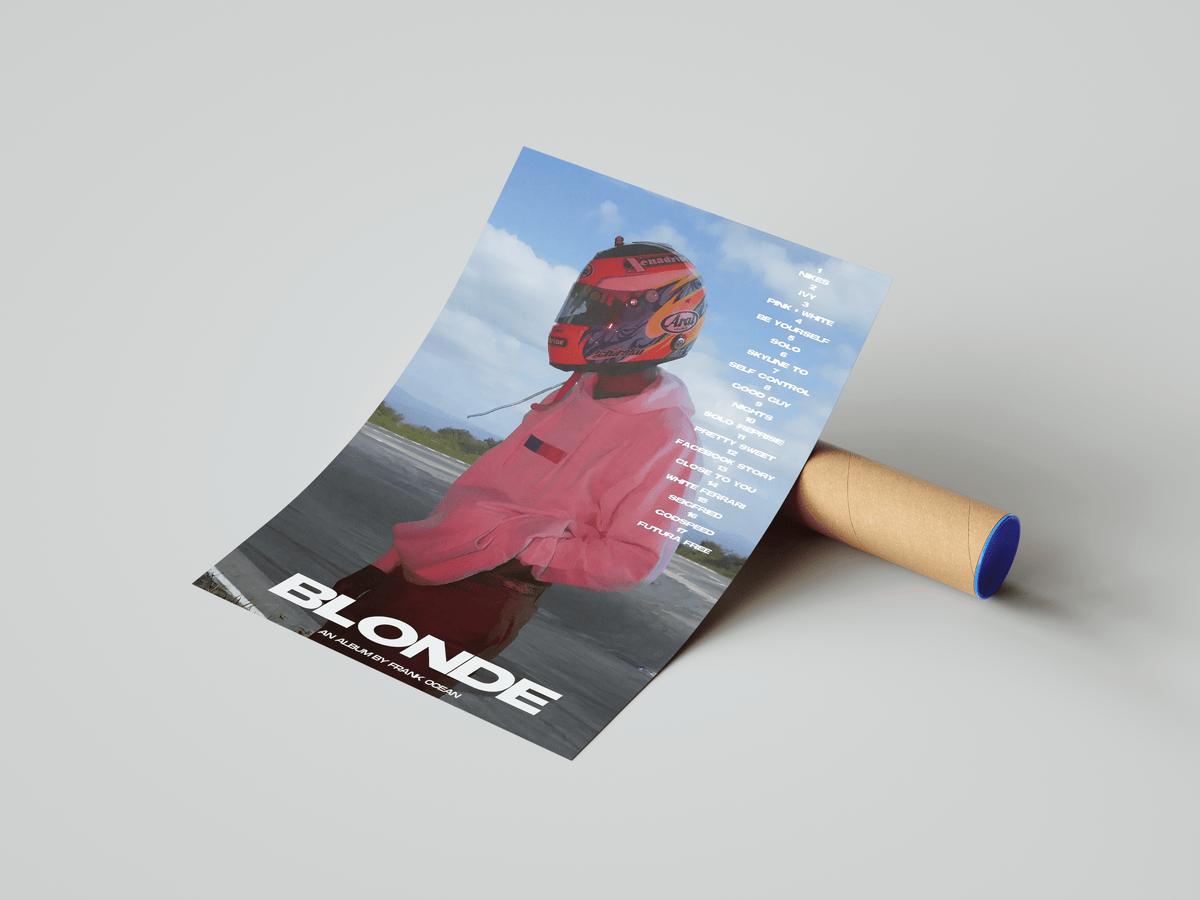 Frank Ocean 'Blonde' Aesthetic Poster - Posters, Prints & Wall Art | HYPE Posters