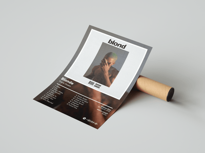 Frank Ocean 'Blonde' Album Poster - Posters, Prints & Wall Art | HYPE Posters