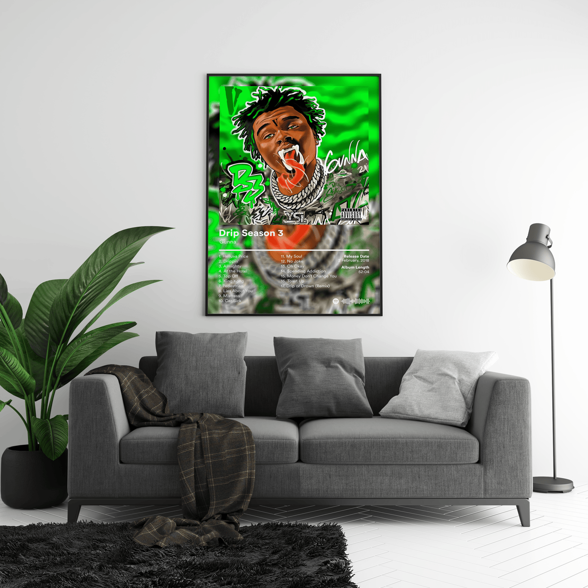 Gunna 'Drip Season 3' Album Poster - Posters, Prints & Wall Art | HYPE Posters