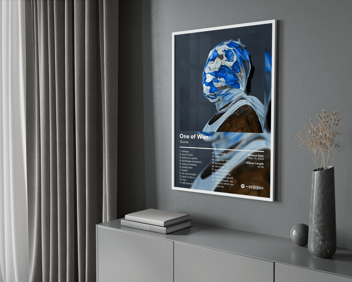 Gunna 'One of Wun' Album Poster - Posters, Prints & Wall Art | HYPE Posters