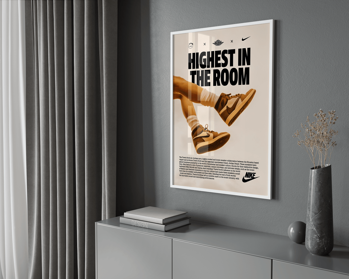 Highest In The Room Jordans Poster - Posters, Prints & Wall Art | HYPE Posters