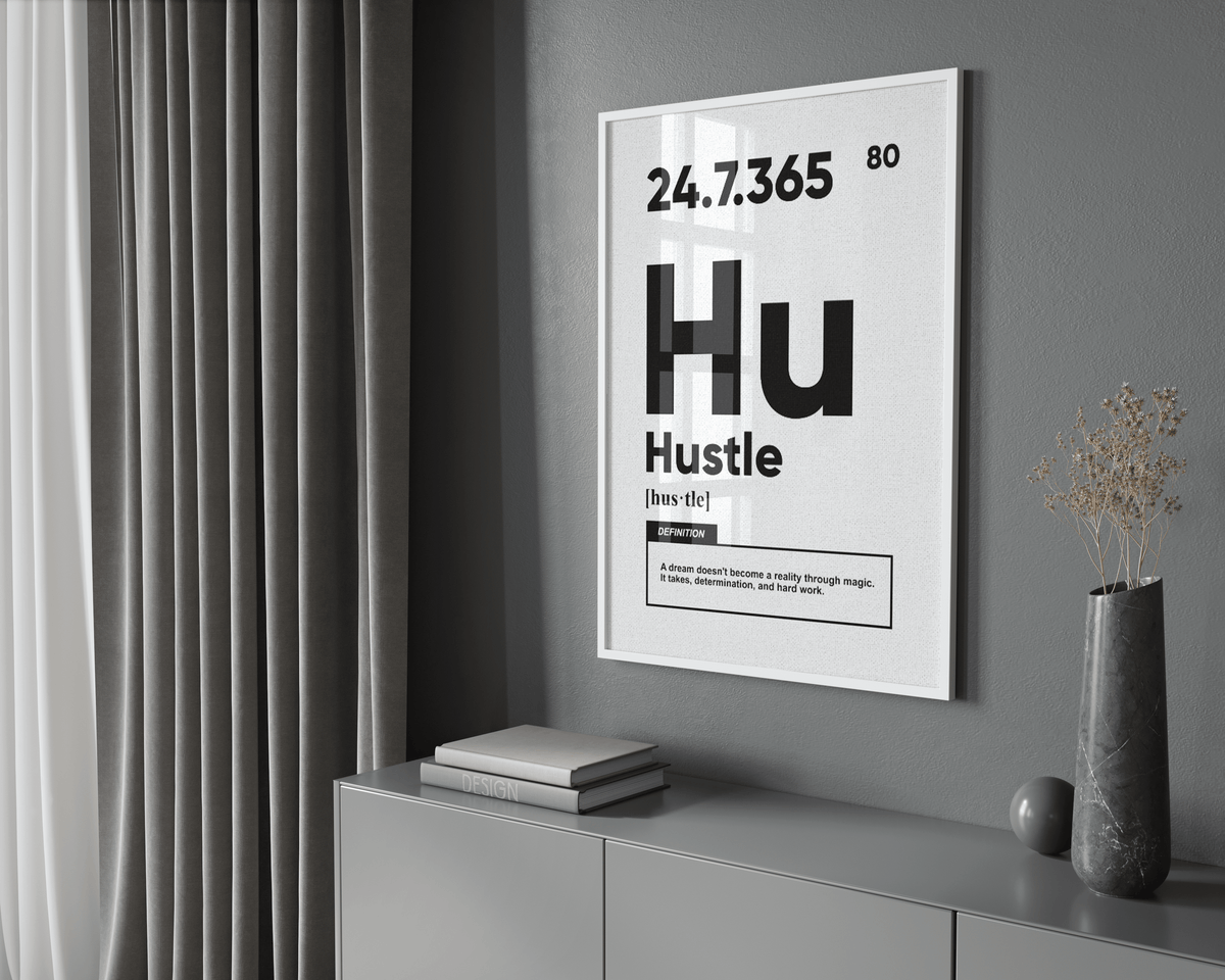 Hustle Definition Poster - Posters, Prints & Wall Art | HYPE Posters
