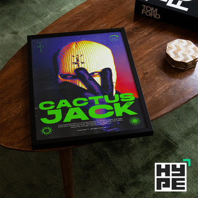 Travis Scott Cactus Jack Art Poster | Hype Posters