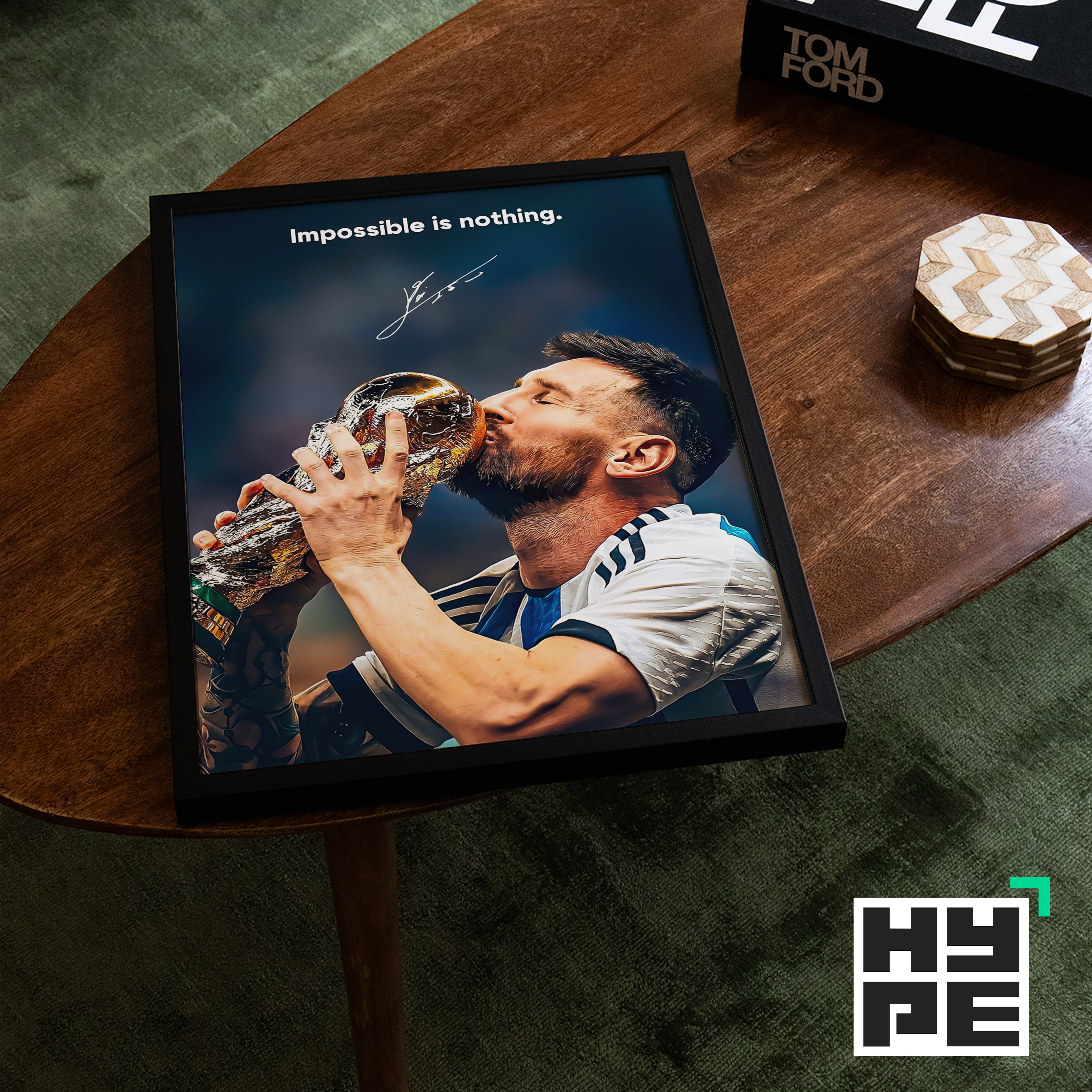 Messi 'Impossible Is Nothing' Poster