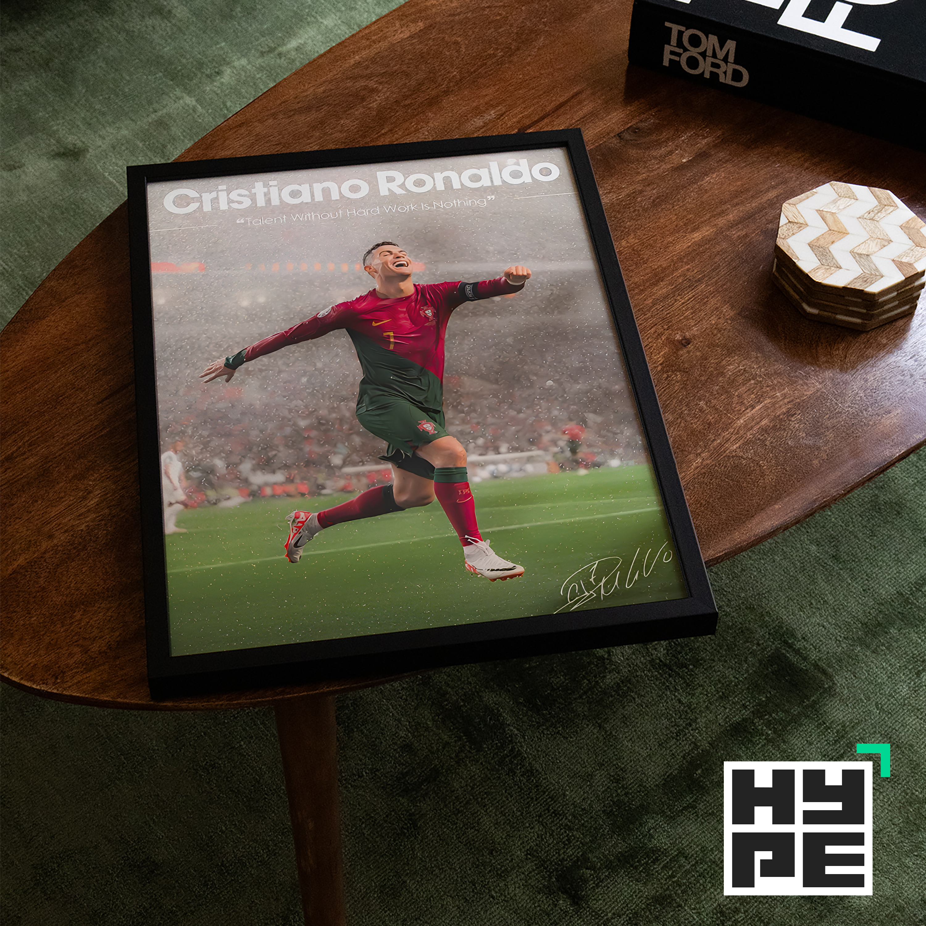 Cristiano Ronaldo 'Hard Work' Poster