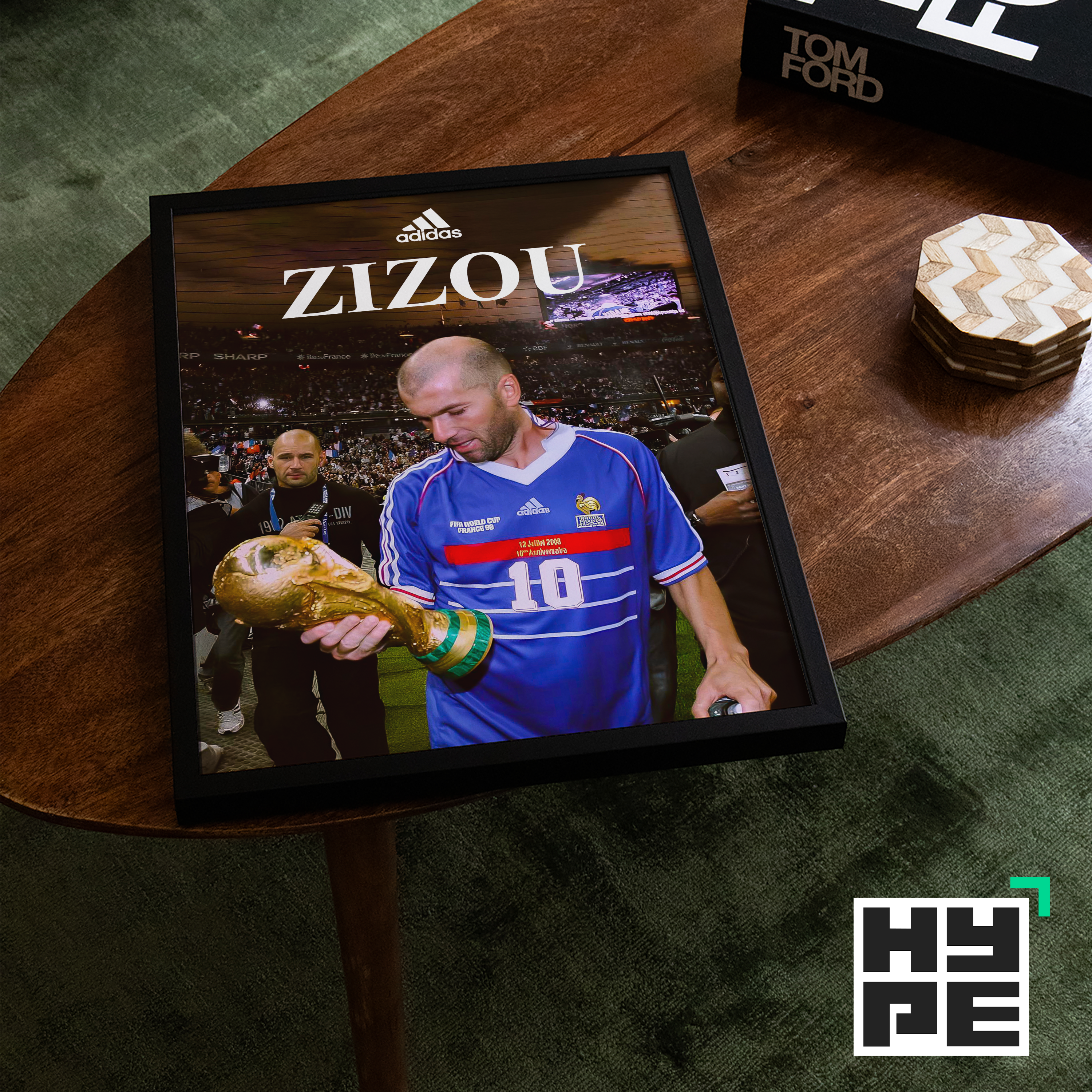 Zizou World Cup Poster