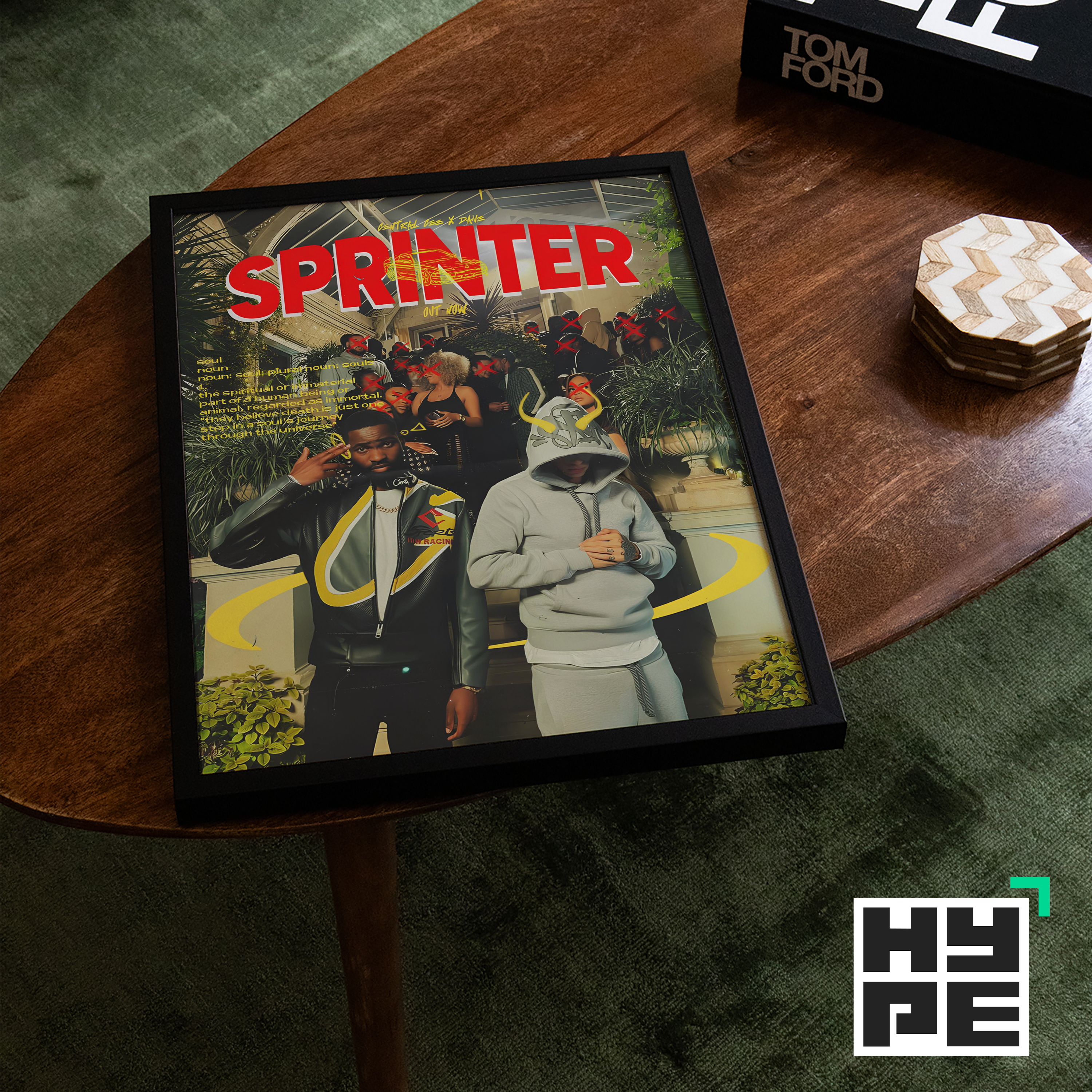 Dave & Central Cee Sprinter Poster
