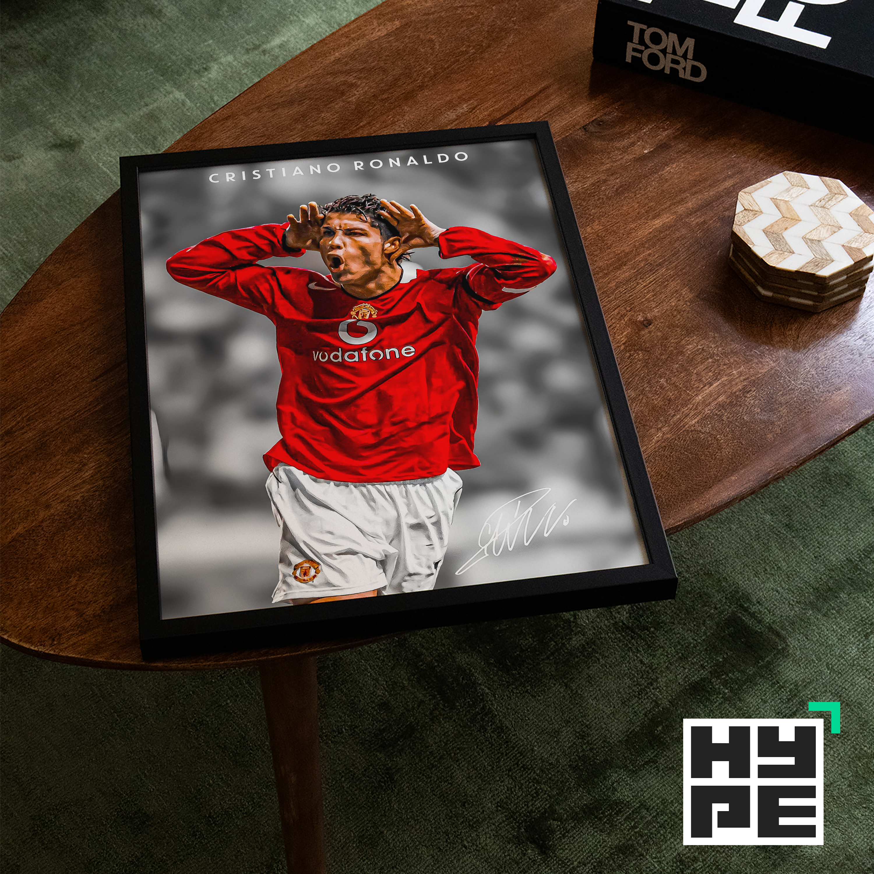 Cristiano Ronaldo Vintage Poster