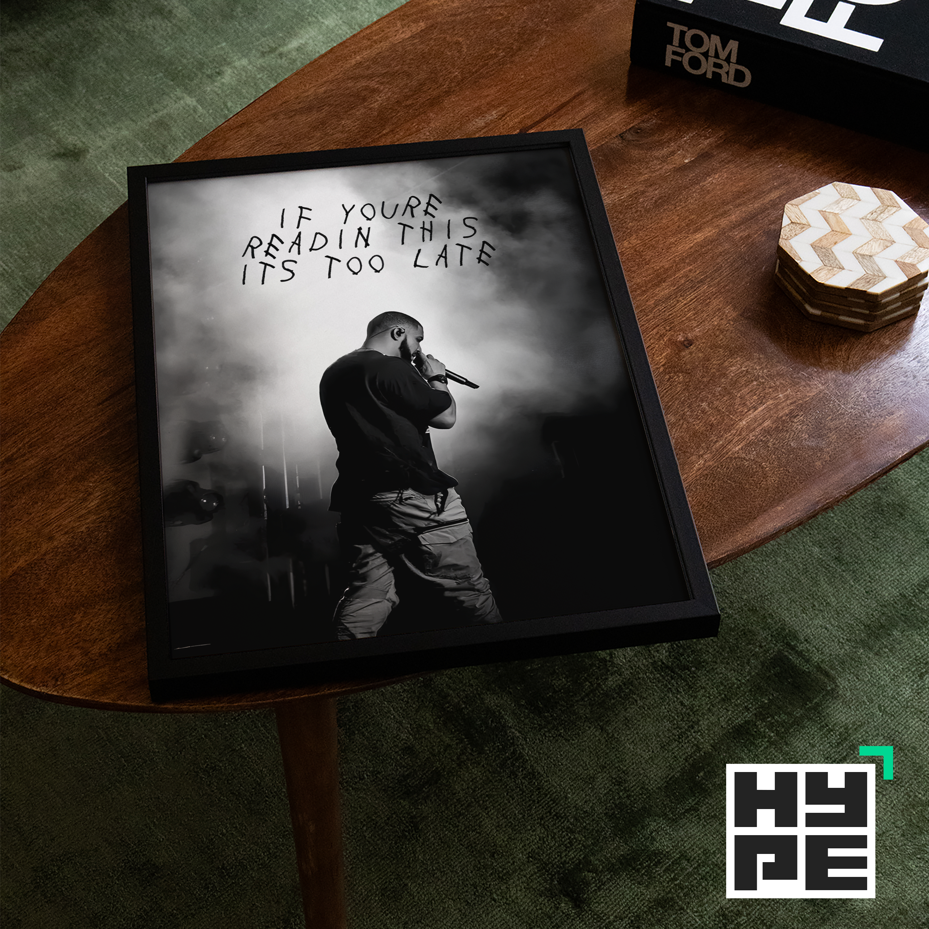 Drake Too Late Poster
