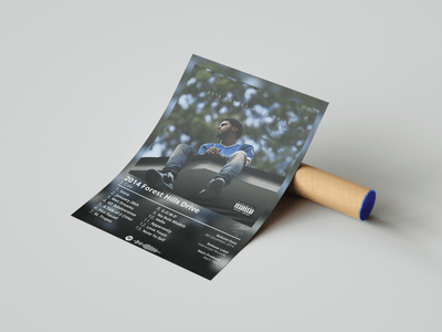 J Cole '2014 Forest Hills Drive' Album Poster - Posters, Prints & Wall Art | HYPE Posters