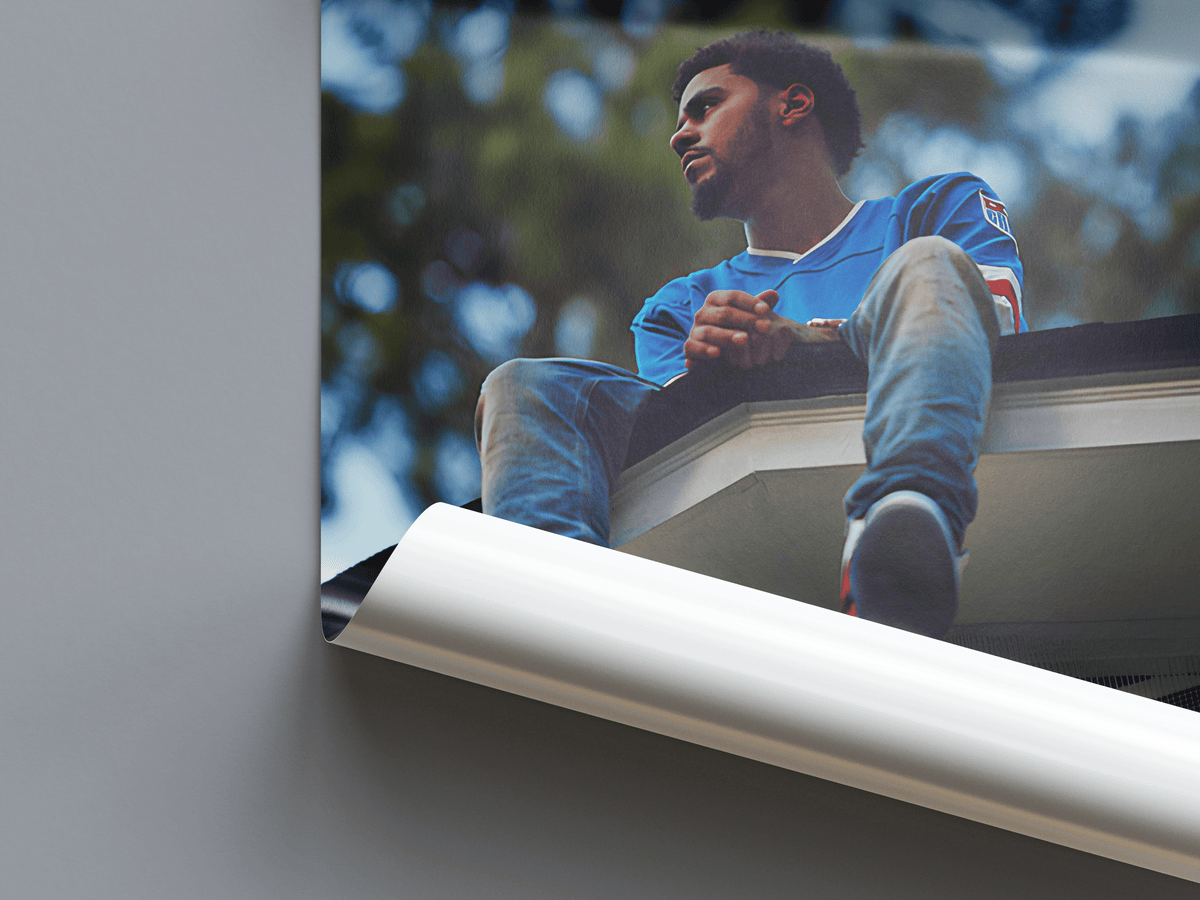 J Cole '2014 Forest Hills Drive' Spotify Poster - Posters, Prints & Wall Art | HYPE Posters