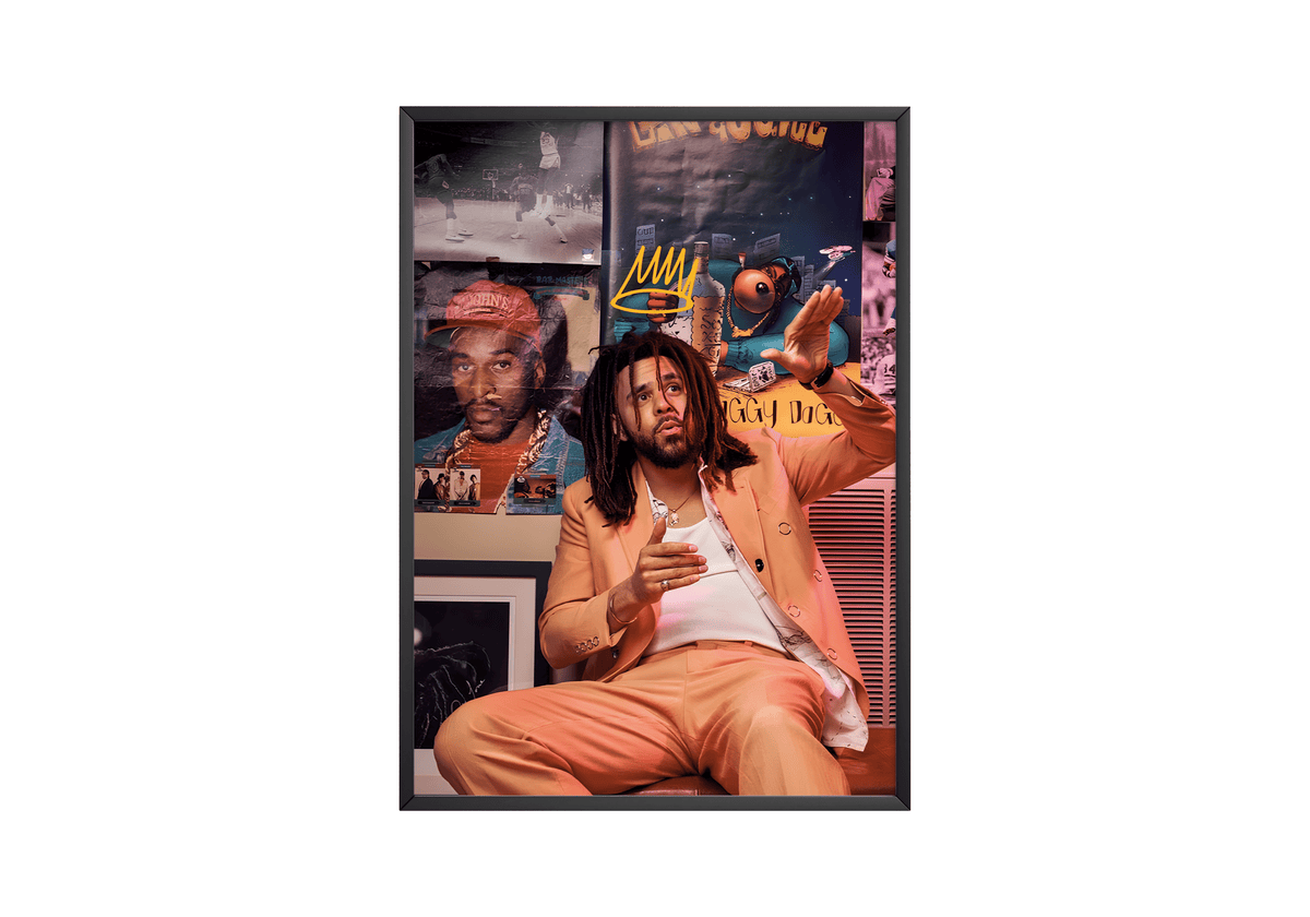 J Cole - King Cole Poster - Posters, Prints & Wall Art | HYPE Posters