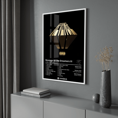 J Cole 'Revenge Of The Dreamers III' Album Poster - Posters, Prints & Wall Art | HYPE Posters