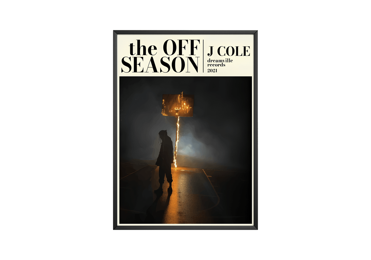 J Cole - "The Off Season" Highlight Poster - Posters, Prints & Wall Art | HYPE Posters
