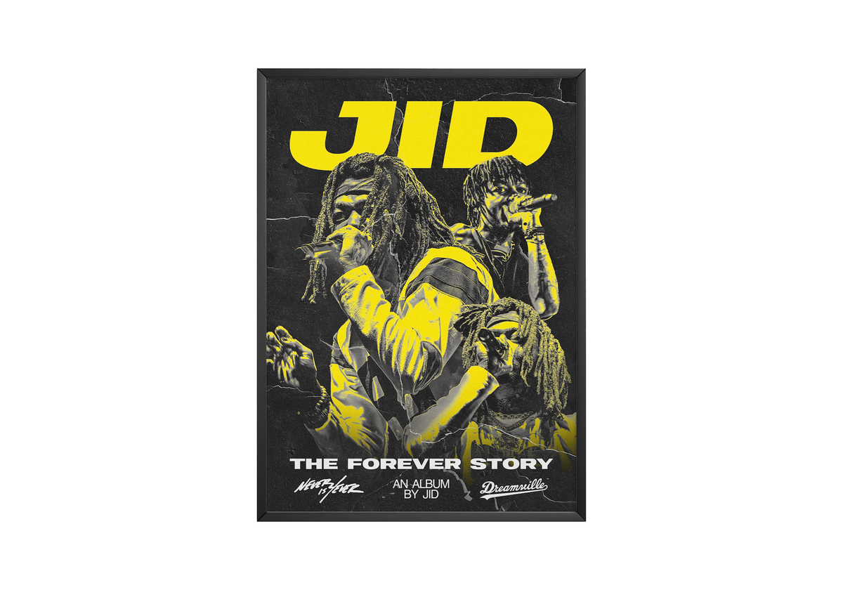 JID 'The Forever Story' Poster - Posters, Prints & Wall Art | HYPE Posters