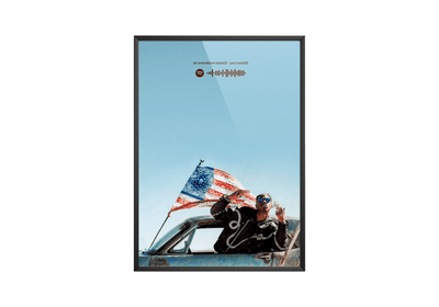 Joey Bada$$ 'All Amerikkkan' Spotify Poster - Posters, Prints & Wall Art | HYPE Posters