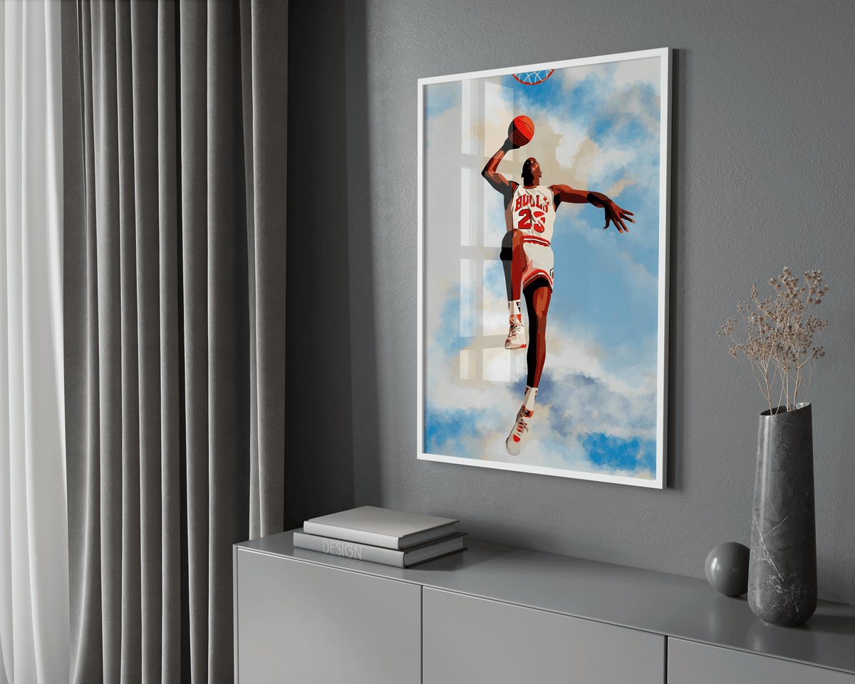Jordan Bulls Fly Poster - Posters, Prints & Wall Art | HYPE Posters