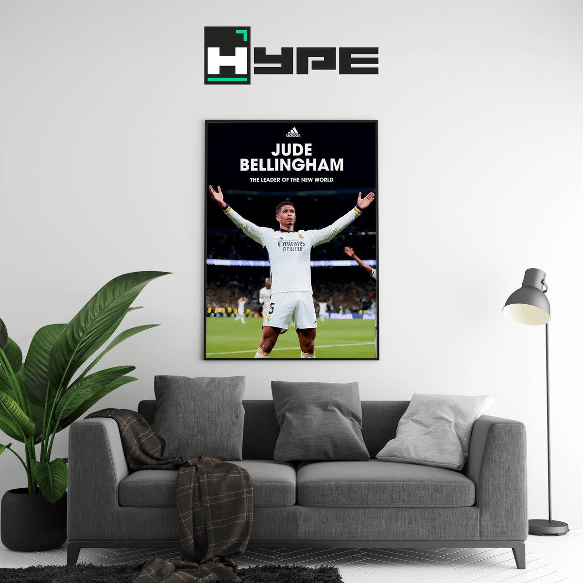 Jude Bellingham 'Leader' Poster - Posters, Prints & Wall Art | HYPE Posters