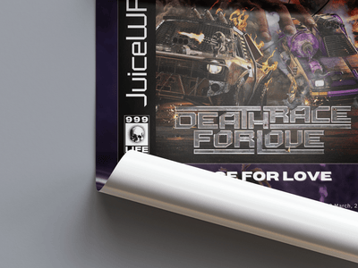 Juice WRLD 'Death Race For Love' Album Poster - Posters, Prints & Wall Art | HYPE Posters