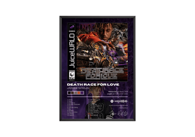 Juice WRLD 'Death Race For Love' Album Poster - Posters, Prints & Wall Art | HYPE Posters
