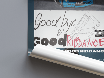 Juice WRLD 'Goodbye & Good Riddance' Album Poster - Posters, Prints & Wall Art | HYPE Posters