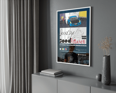 Juice WRLD 'Goodbye & Good Riddance' Album Poster - Posters, Prints & Wall Art | HYPE Posters