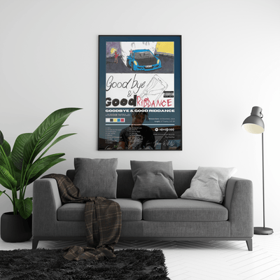 Juice WRLD 'Goodbye & Good Riddance' Album Poster - Posters, Prints & Wall Art | HYPE Posters