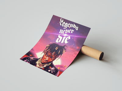 Juice WRLD 'Legends Never Die' V2 Poster - Posters, Prints & Wall Art | HYPE Posters