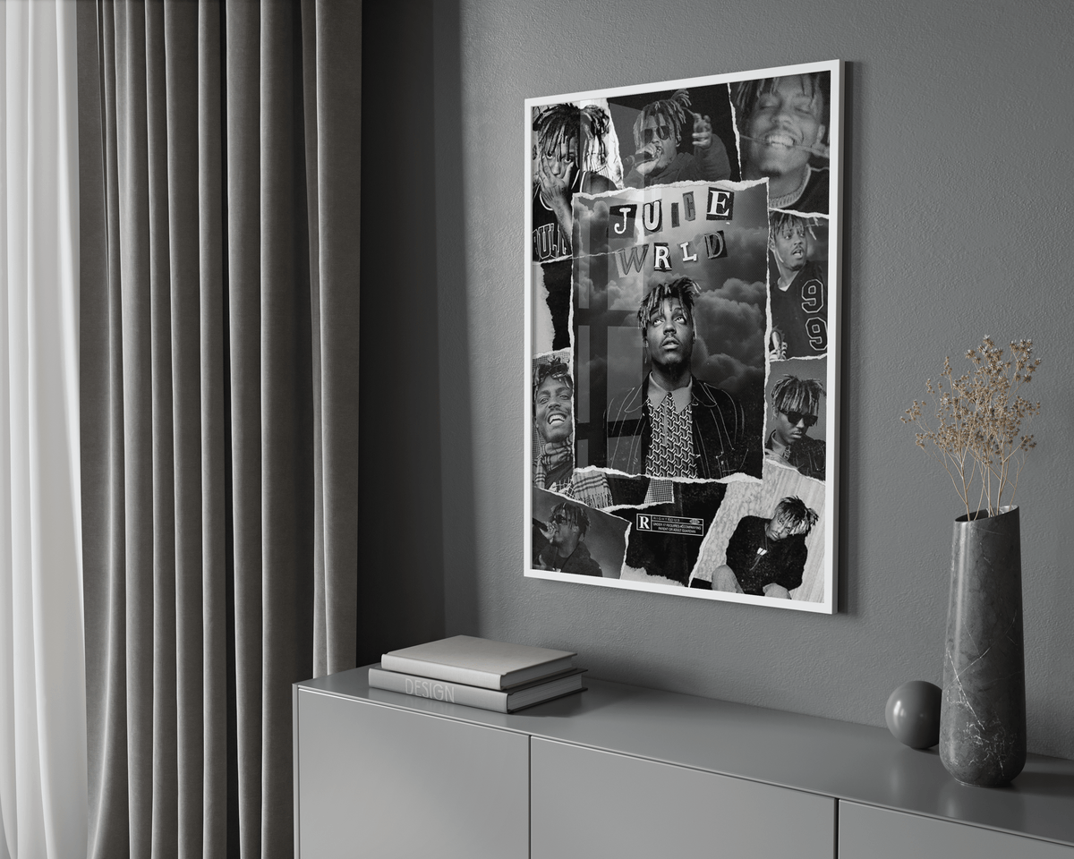 Juice WRLD 'Montage' Poster - Posters, Prints & Wall Art | HYPE Posters