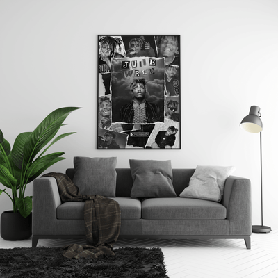 Juice WRLD 'Montage' Poster - Posters, Prints & Wall Art | HYPE Posters