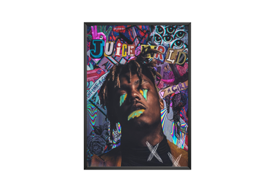 Juice WRLD 'Paint' Poster - Posters, Prints & Wall Art | HYPE Posters
