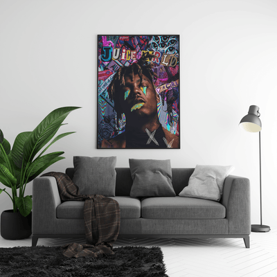 Juice WRLD 'Paint' Poster - Posters, Prints & Wall Art | HYPE Posters