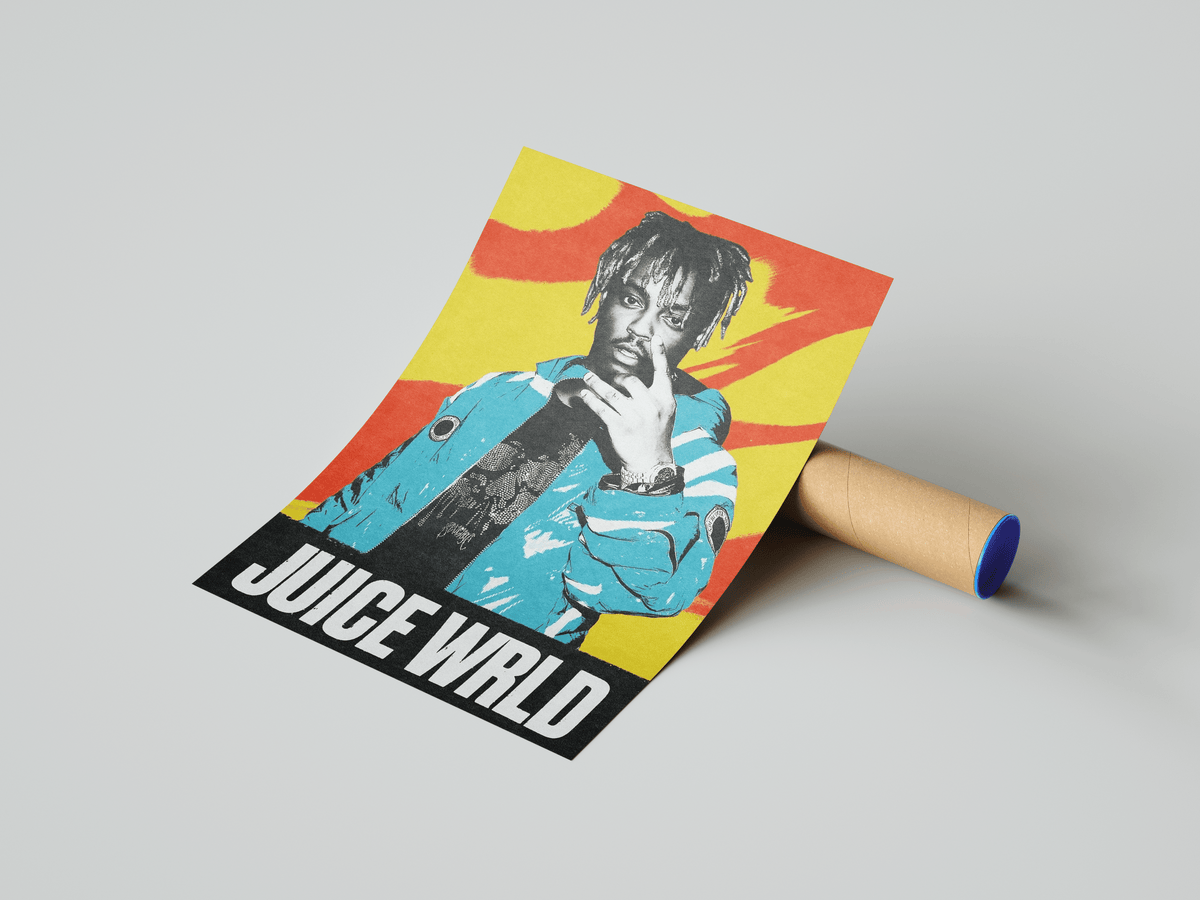 Juice WRLD Pop Poster - Posters, Prints & Wall Art | HYPE Posters
