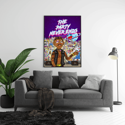 Juice WRLD 'The Party Never Ends' Poster - Posters, Prints & Wall Art | HYPE Posters