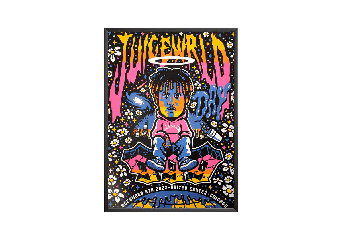 Juice WRLD - Trippy Poster - Posters, Prints & Wall Art | HYPE Posters