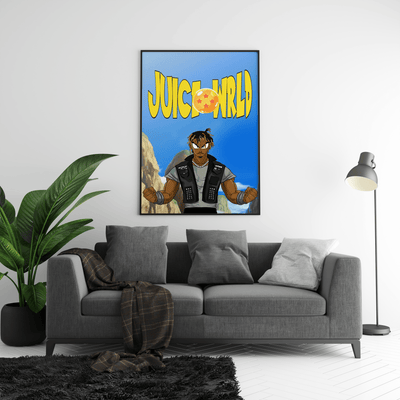 Juice WRLD x Dragon Ball Poster - Posters, Prints & Wall Art | HYPE Posters