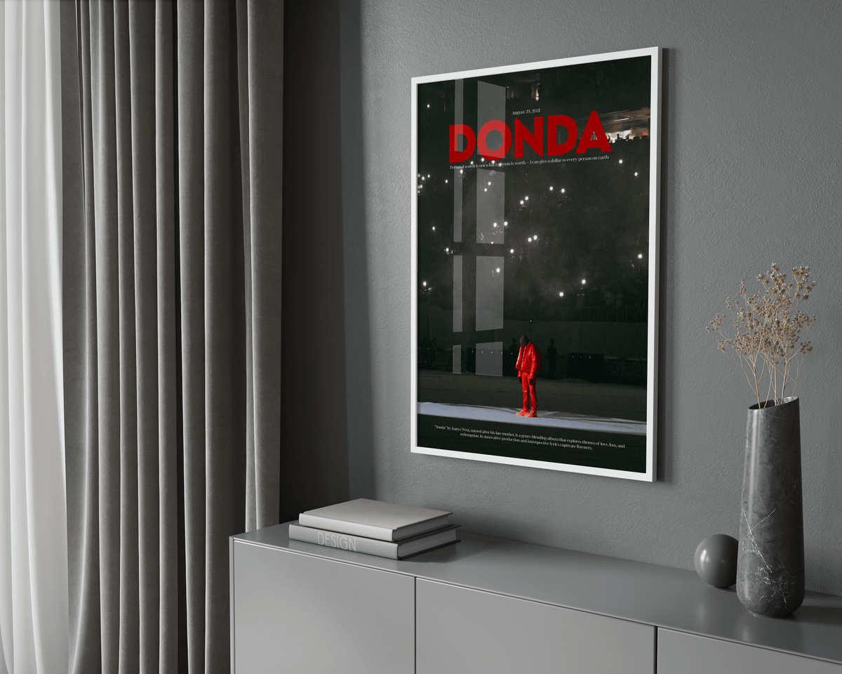 Kanye West 'DONDA' Poster - Posters, Prints & Wall Art | HYPE Posters