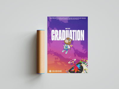 Kanye West 'Graduation' Poster - Posters, Prints & Wall Art | HYPE Posters