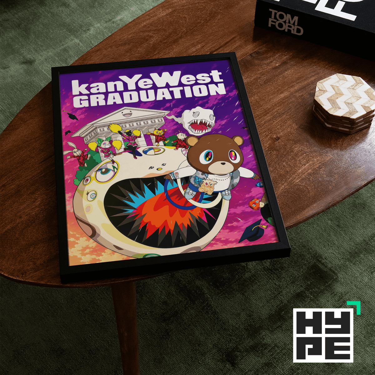 Kanye West Graduation Poster - Posters, Prints & Wall Art | HYPE Posters