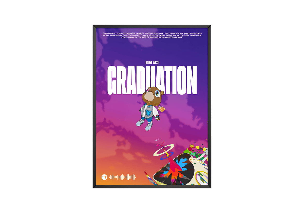 Kanye West 'Graduation' Poster - Posters, Prints & Wall Art | HYPE Posters