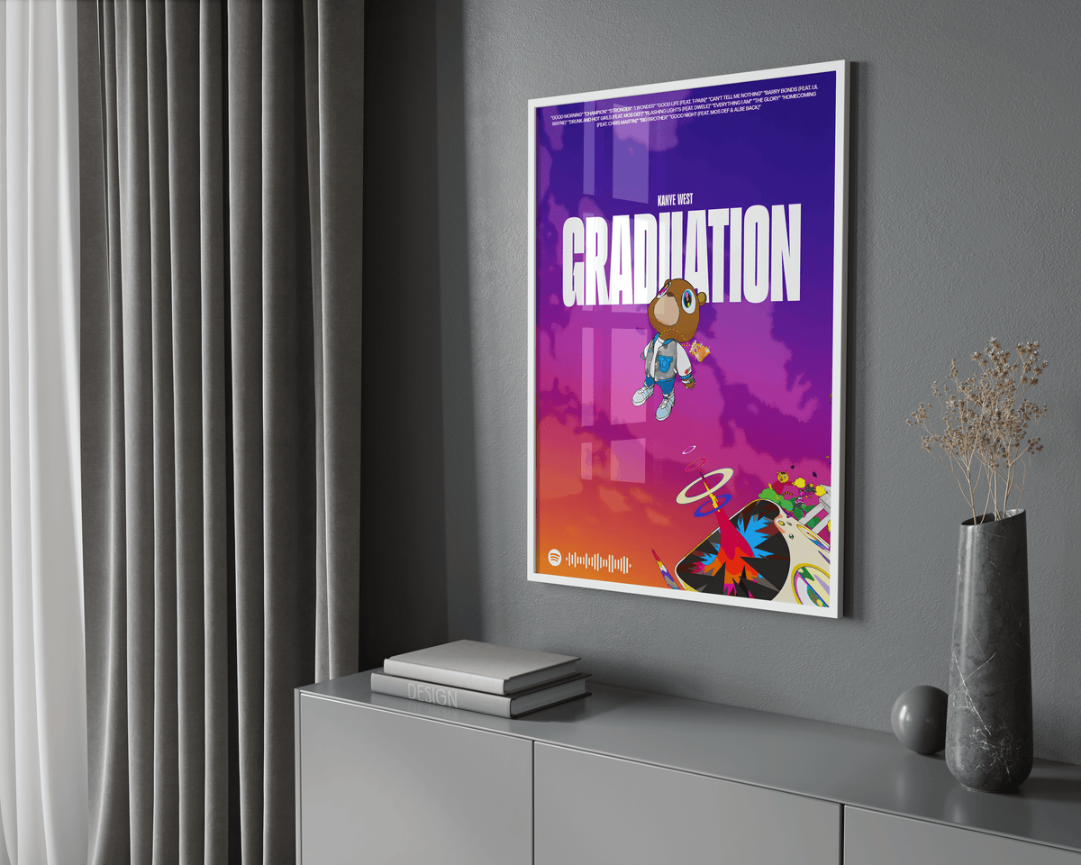 Kanye West 'Graduation' Poster - Posters, Prints & Wall Art | HYPE Posters